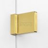 NEW TRENDY Kabina prysznicowa z uchwytem relingowym prawa AVEXA GOLD BRUSHED 90x110x200 EXK-3050